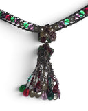Louis Rousselet for Chanel Necklace Poured Glass Beads with Tassel 1930s - Image 8