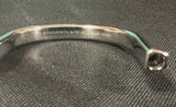 Tiffany 18k Diamond Lock Bangle Bracelet