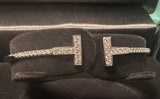 Tiffany 18k T-Wire Pave Diamond Bracelet