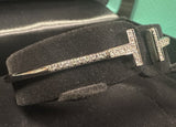 Tiffany 18k T-Wire Pave Diamond Bracelet