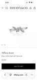 Tiffany 18k Diamond Knot Ring