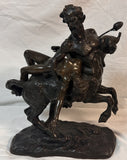 Bronze of Hippodameia's Abduction by the Centaurs by G. Ferrari ***