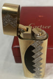 Cartier Vintage 18k Diamond Lighter Art Deco Incredible Style w Box 76 Diamonds ***