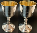Belmont Stakes 1978 Silver Cups Goblets Awards Triple Crown Winner Affirmed ***