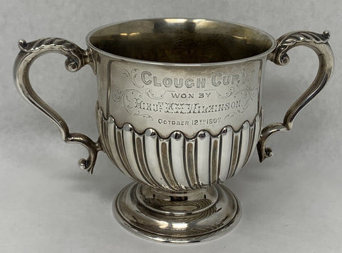 1907 Military Shooting Trophy Sterling Silver Cup 4th Hallamshire Battalion ***